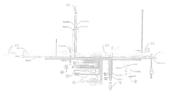 Electrical (Over Head Valve) Diagram and Parts List for 13AM675G062 2001 Yard Machines Lawn Tractor